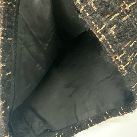 J McLaughlin Elm Skirt in Metallic Tweed. Wool & Mohair NWT Size 2 - Picture 5 of 6